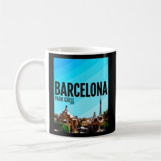 Caneca De Café Parque de Espanha de Barcelona Guell Barca