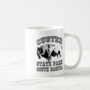 Caneca De Café Parque Estadual de Custer Dakota do Sul Búfalo Nat