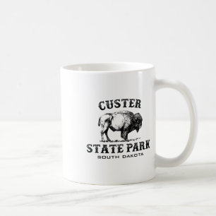 Caneca De Café Parque Estadual de Custer South Dakota Bisonte Ame