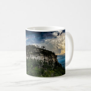 Caneca De Café Parque Estadual do Pilot Mountain NC   após tempes