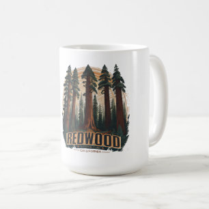 Caneca De Café Parque Estadual Nacional Redwood, Costa da Califór