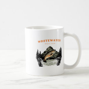 Caneca De Café Parque Estadual Whitewater Retro Vintage Pesca