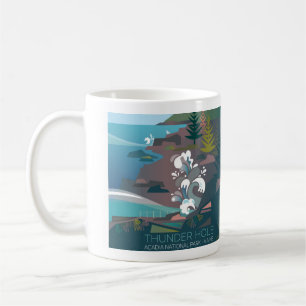 Caneca De Café Parque Nacional Acadia, Thunder Hole Mug