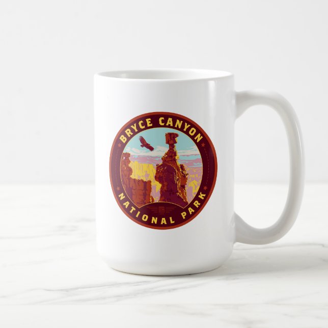 Caneca De Café Parque Nacional Bryce Canyon (Direita)