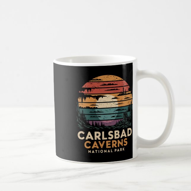 Caneca De Café Parque Nacional Carlsbad Caverns Novo México Camin (Direita)