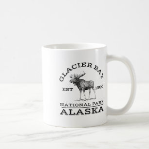 Caneca De Café Parque Nacional da Baía dos Glaciares Alasca Alce