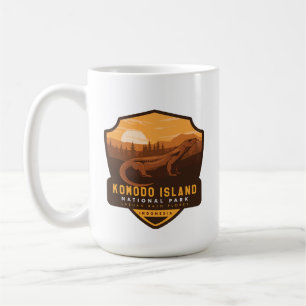 Caneca De Café Parque Nacional da Ilha Komodo