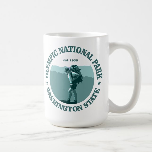 Caneca De Café Parque Nacional da olimpiadas (Direita)