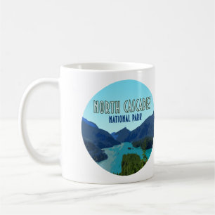 Caneca De Café Parque Nacional das Cascades do Norte Washington