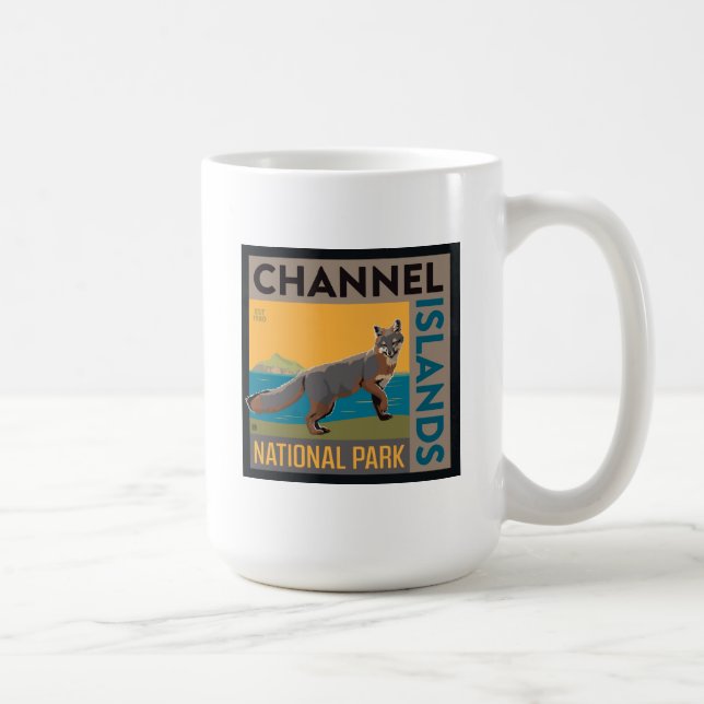Caneca De Café Parque Nacional das Ilhas do Canal | Raposa (Direita)