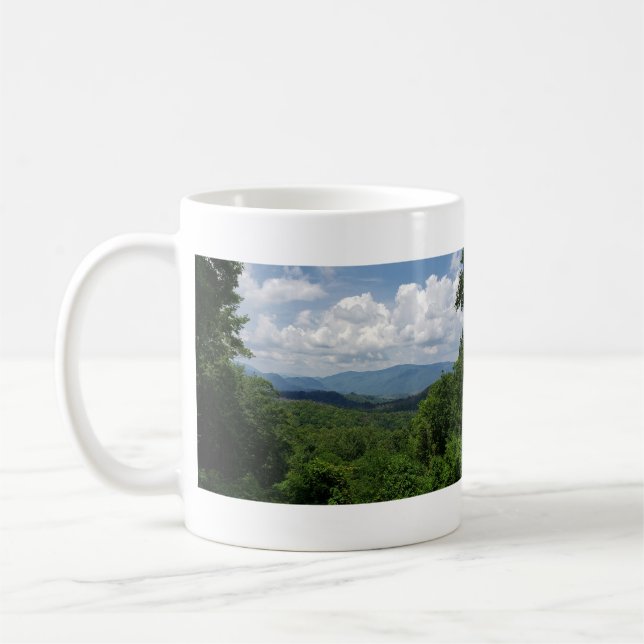 Caneca De Café Parque Nacional das Montanhas Excelentes de Fumaça (Esquerda)