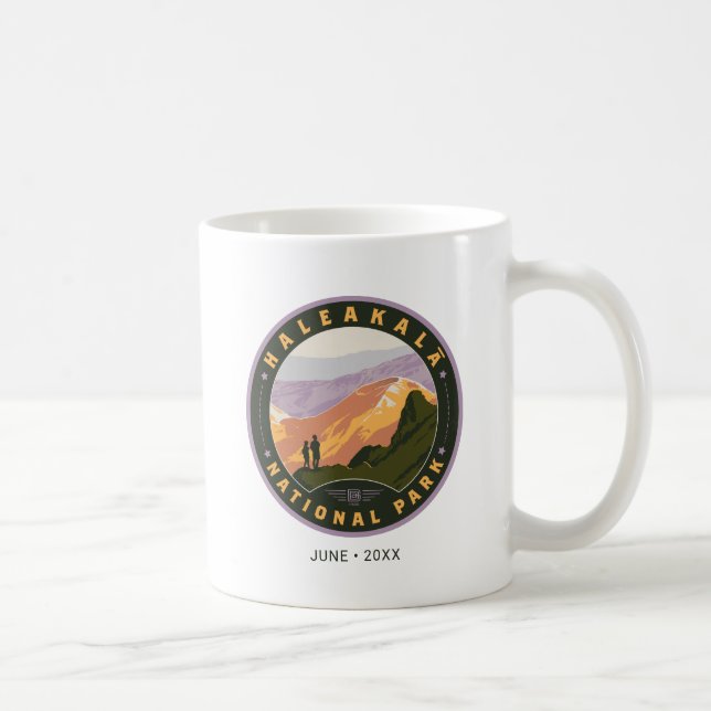 Caneca De Café Parque Nacional de Haleakala (Direita)