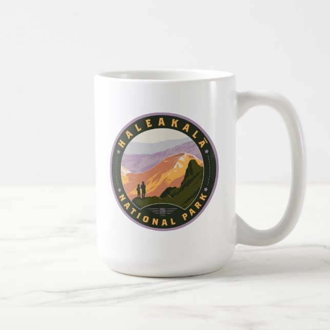 Caneca De Café Parque Nacional de Haleakala (Direita)
