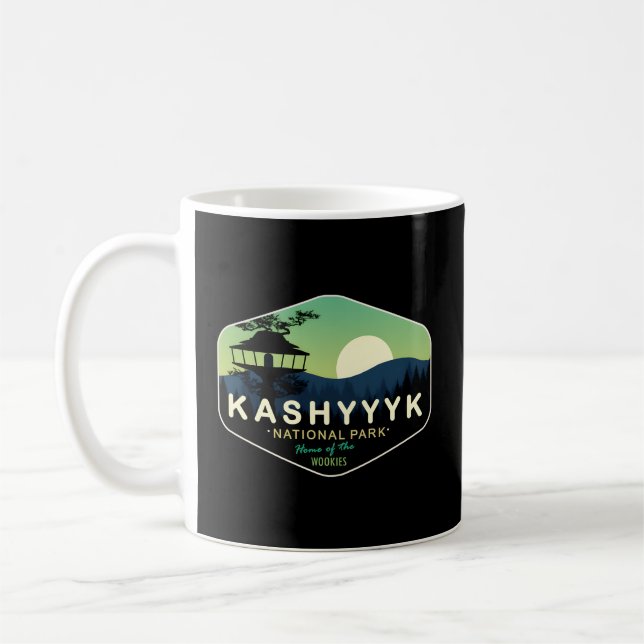 Caneca De Café Parque Nacional De Kashyyyk, Lar Das Wookies (Esquerda)