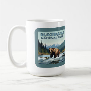 Caneca De Café Parque Nacional de Katmai - Alaska Bear Brooks Riv