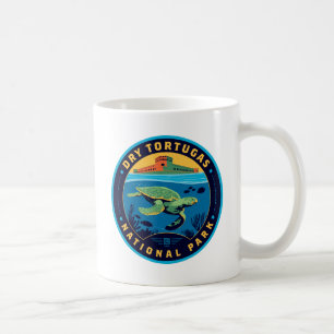 Caneca De Café Parque Nacional de Tortugas Seco