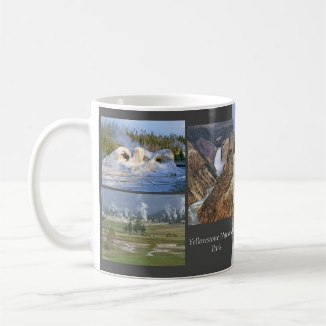 Caneca De Café Parque nacional de Yellowstone (Esquerda)