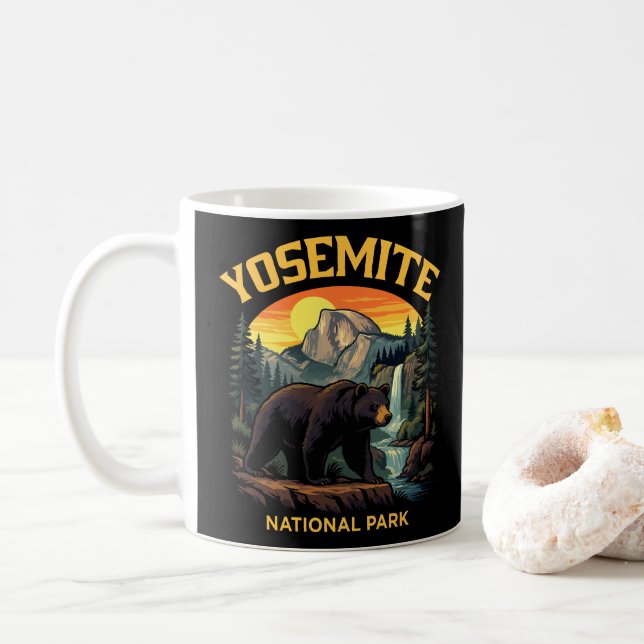 Caneca De Café Parque Nacional de Yosemite (Com Donut)