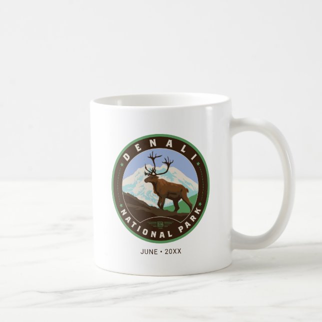Caneca De Café Parque Nacional Denali (Direita)