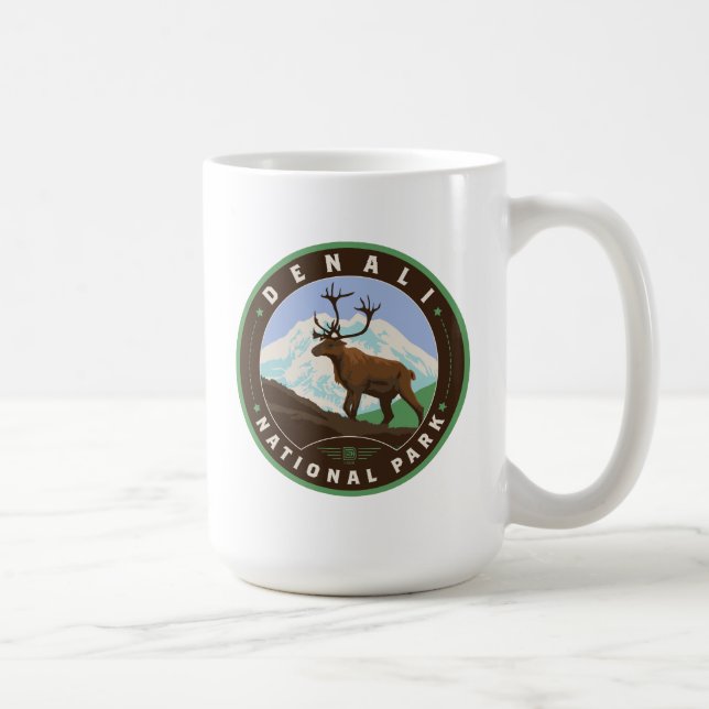 Caneca De Café Parque Nacional Denali (Direita)