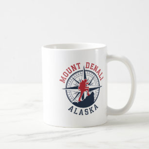 Caneca De Café Parque Nacional Denali Alasca Caminhada Viagem Aca