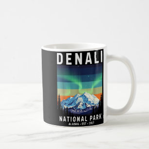 Caneca De Café parque nacional denali vintage alasca montanha den
