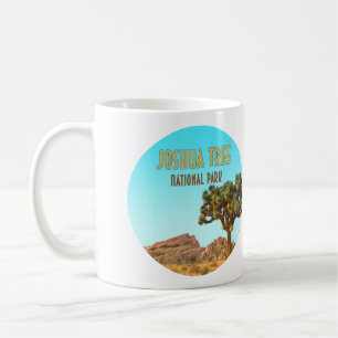 Caneca De Café Parque Nacional do Joshua Tree, Califórnia Vintage