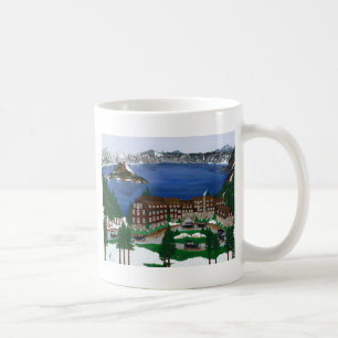 Caneca De Café Parque nacional do lago crater