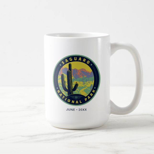 Caneca De Café Parque Nacional do Saguaro (Direita)