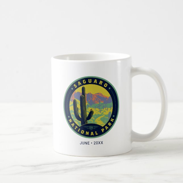 Caneca De Café Parque Nacional do Saguaro (Direita)