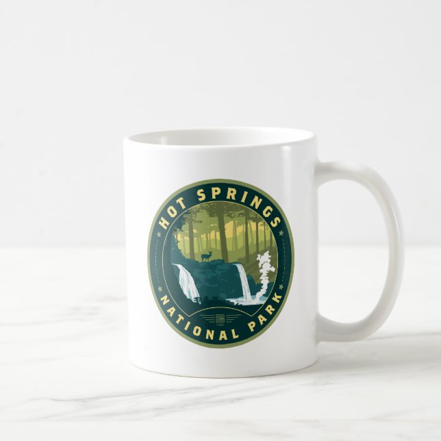 Caneca De Café Parque Nacional dos Primaveras Quentes (Direita)