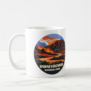 Caneca De Café Parque Nacional dos Vulcões do Havaí, Mauna Loa Vi