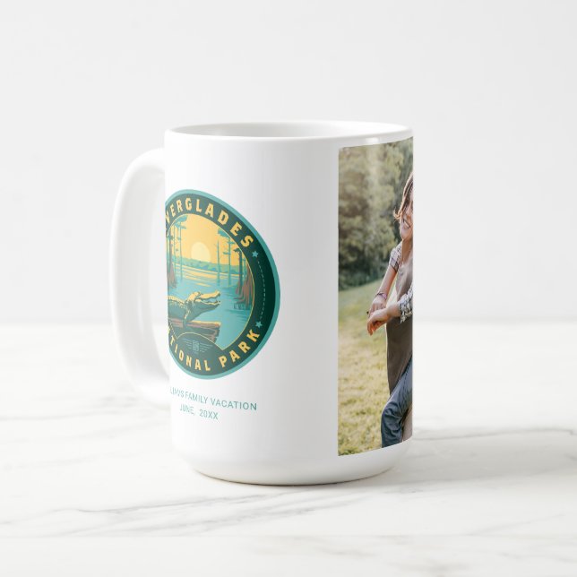 Caneca De Café Parque Nacional Everglades (Frente Esquerda)