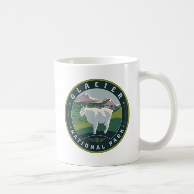 Caneca De Café Parque Nacional Glacier (Direita)