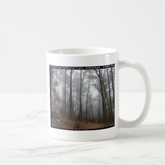 Caneca De Café Parque Nacional Hot Springs, AR Presentes Silent M (Direita)