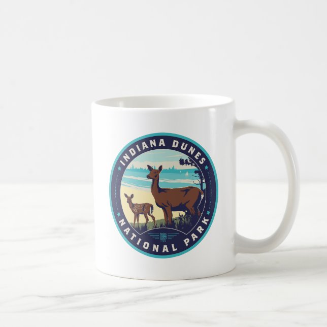 Caneca De Café Parque Nacional Indiana Dunes (Direita)