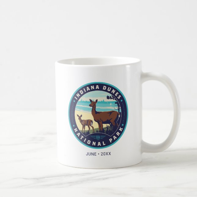 Caneca De Café Parque Nacional Indiana Dunes (Direita)