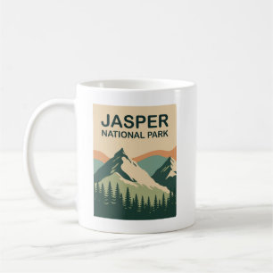 Caneca De Café Parque Nacional Jasper Canadá Arte Cênico da Natur