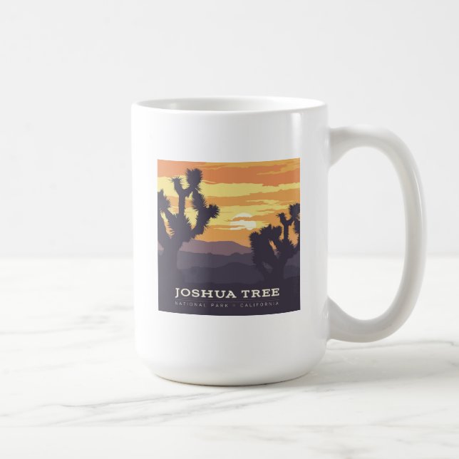 Caneca De Café Parque Nacional Joshua Tree | Califórnia (Direita)