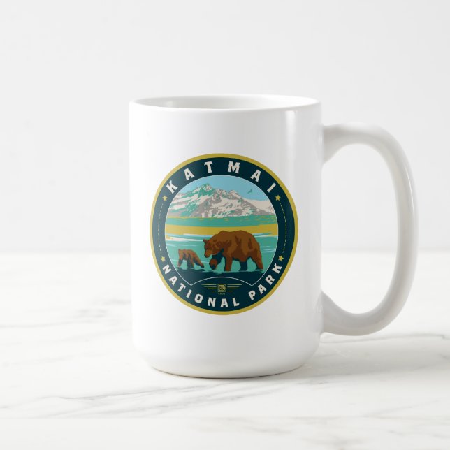 Caneca De Café Parque Nacional Katmai (Direita)