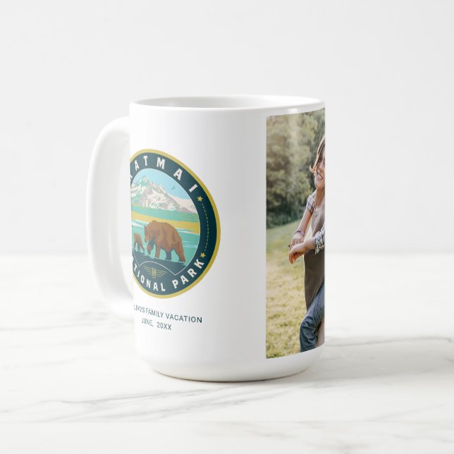Caneca De Café Parque Nacional Katmai (Frente Esquerda)
