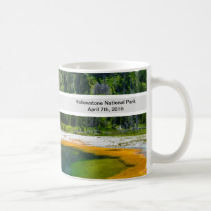 Caneca De Café Parque Nacional Personalizado Yellowstone Wyoming