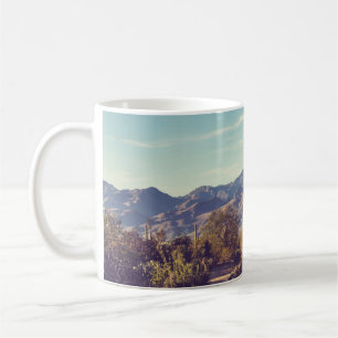 Caneca De Café Parque Nacional Saguaro, representação cênica.