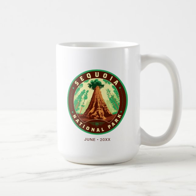 Caneca De Café Parque Nacional Sequoia (Direita)