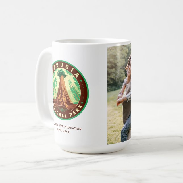 Caneca De Café Parque Nacional Sequoia (Frente Esquerda)
