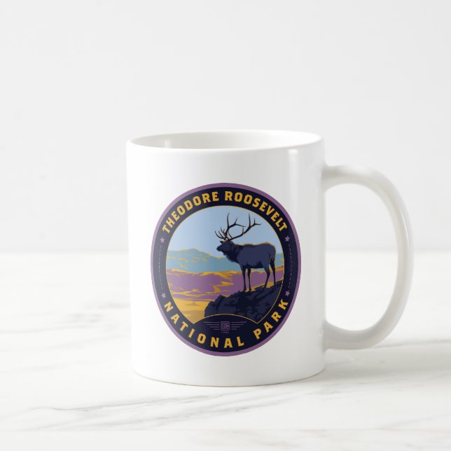 Caneca De Café Parque Nacional Theodore Roosevelt (Direita)
