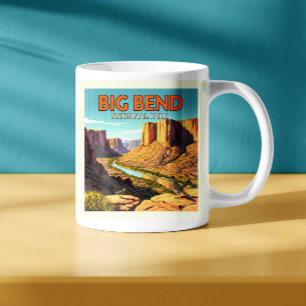 Caneca De Café Parque Nacional Vintage Big Bend