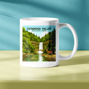 Caneca De Café Parque Nacional Vintage Cuyahoga