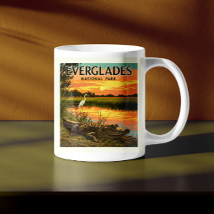 Caneca De Café Parque Nacional Vintage Everglades
