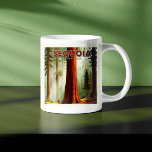 Caneca De Café Parque Nacional Vintage Sequoia
